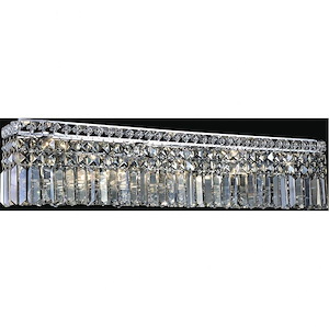 7 Light Wall Sconce with Chrome Finish - 902563