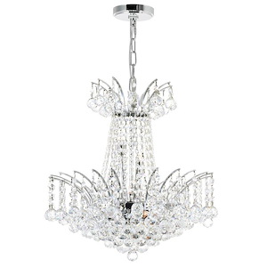 11 Light Chandelier with Chrome Finish