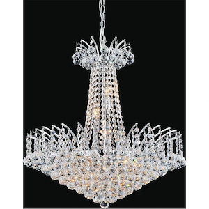 11 Light Chandelier with Chrome Finish