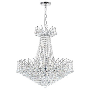 11 Light Chandelier with Chrome Finish