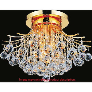 Princess - 6 Light Flush Mount-14 Inches Tall and 20 Inches Wide - 1277212