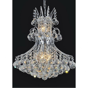 8 Light Chandelier with Chrome Finish - 902596