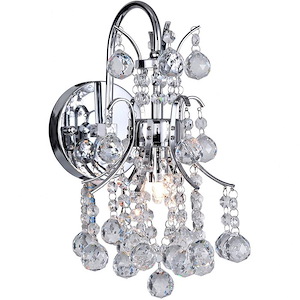1 Light Wall Sconce with Chrome Finish - 902601