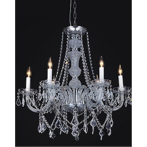 12 Light Chandelier with Chrome Finish - 902612