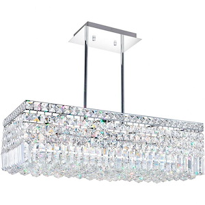 8 Light Chandelier with Chrome Finish - 902618