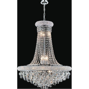 9 Light Chandelier with Chrome Finish - 902640