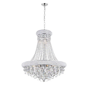 13 Light Chandelier with Chrome Finish