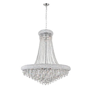 Kingdom - 18 Light Down Chandelier-36 Inches Tall