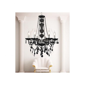 6 Light Chandelier with Chrome Finish - 902657