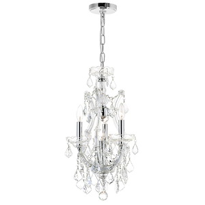 4 Light Mini Pendant with Chrome Finish - 902665