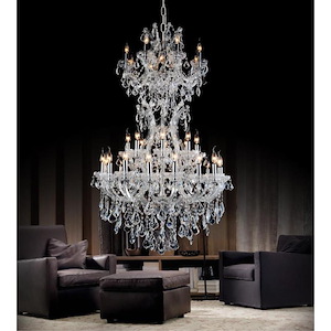 34 Light Chandelier with Chrome Finish - 902667