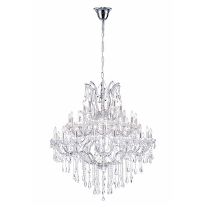 33 Light Chandelier with Chrome Finish - 1252884