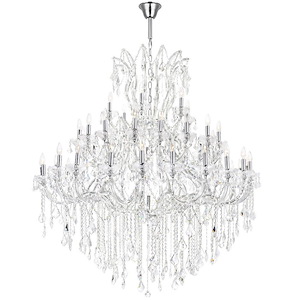 Maria Theresa - 49 Light Up Chandelier-65 Inches Tall and 60 Inches Wide - 1277218