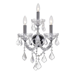 Maria Theresa - 3 Light Wall Sconce-17 Inches Tall and 12 Inches Wide - 1277219