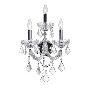 Maria Theresa - 3 Light Wall Sconce-17 Inches Tall and 12 Inches Wide - 1277219