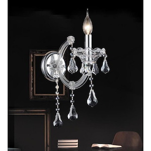 1 Light Wall Sconce with Chrome Finish - 902677