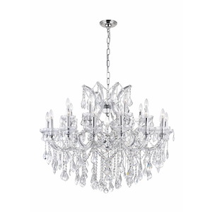 25 Light Chandelier with Chrome Finish - 1253083
