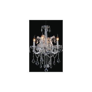 4 Light Chandelier with Chrome Finish - 902694