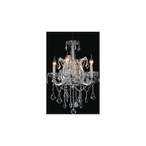 4 Light Chandelier with Chrome Finish - 902694