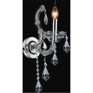 1 Light Wall Sconce with Chrome Finish - 902704