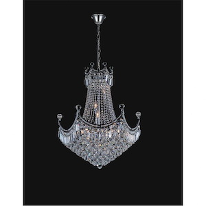 15 Light Chandelier with Chrome Finish - 902741
