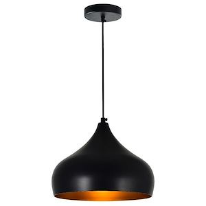 Dynamic - 1 Light Down Pendant-7 Inches Tall and 9 Inches Wide - 1268383