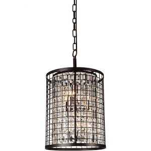 6 Light Chandelier with Brown Finish - 902894