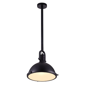 1 Light Chandelier with Black Finish - 902996