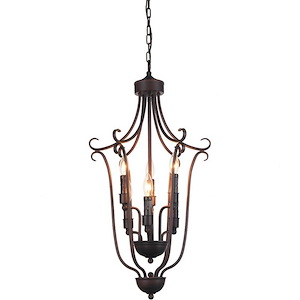 6 Light Chandelier with Oil Rubbed Brown Finish - 903054