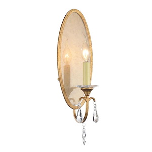 1 Light Wall Sconce with Oxidized Bronze Finish