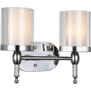 2 Light Wall Sconce with Chrome Finish - 903142