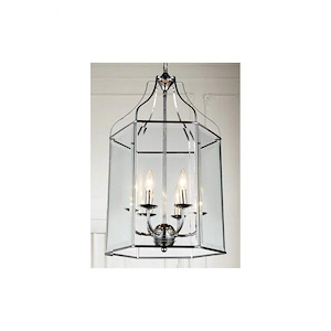 6 Light Chandelier with Chrome Finish