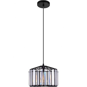 1 Light Chandelier with Black Finish - 903392
