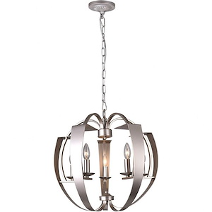 5 Light Chandelier with Pewter Finish - 903405
