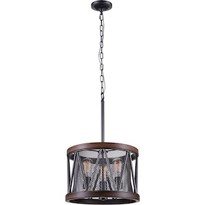 3 Light Chandelier with Pewter Finish - 903412