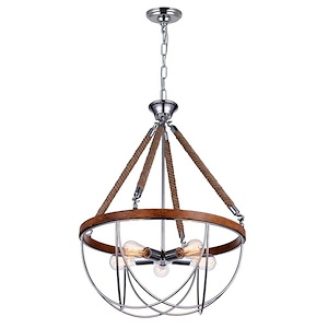 5 Light Chandelier with Chrome Finish - 903448