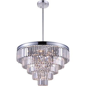 12 Light Chandelier with Chrome Finish - 903458