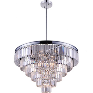 15 Light Chandelier with Chrome Finish - 903459