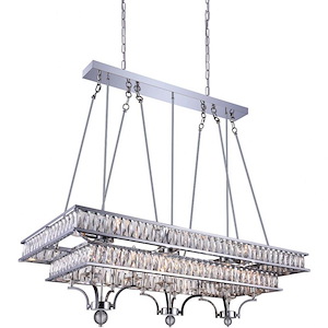 20 Light Chandelier with Chrome Finish