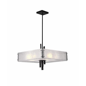 10 Light Chandelier with Black Finish - 903470