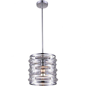 1 Light Chandelier with Chrome Finish - 903480