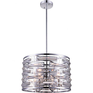 4 Light Chandelier with Chrome Finish - 903481