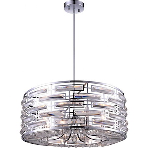 8 Light Chandelier with Chrome Finish - 903485