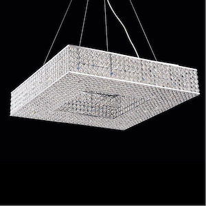 8 Light Chandelier with Chrome Finish - 903523