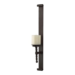 Post Wall Candleholder - 4 Inches Wide by 28 Inches High