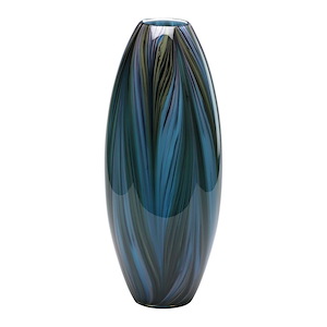 Peacock Feather - 20 Inch Vase