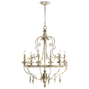 Davinci - six Light Chandelier - 27 Inches Wide by 40.75 Inches High - 354672