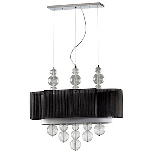 Kravet - Two Light Rectangular Pendant - 12.5 Inches Wide by 33.75 Inches Long