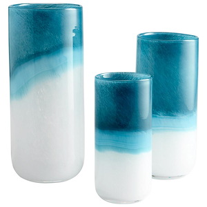 Turquoise Cloud - 4.75 Inch Medium Decorative Vase - 396614
