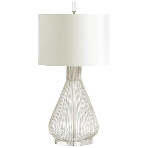 Whisked Fall - One Light Table Lamp - 17 Inches Wide by 34 Inches High